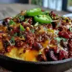 ground turkey taco skillet - featured image