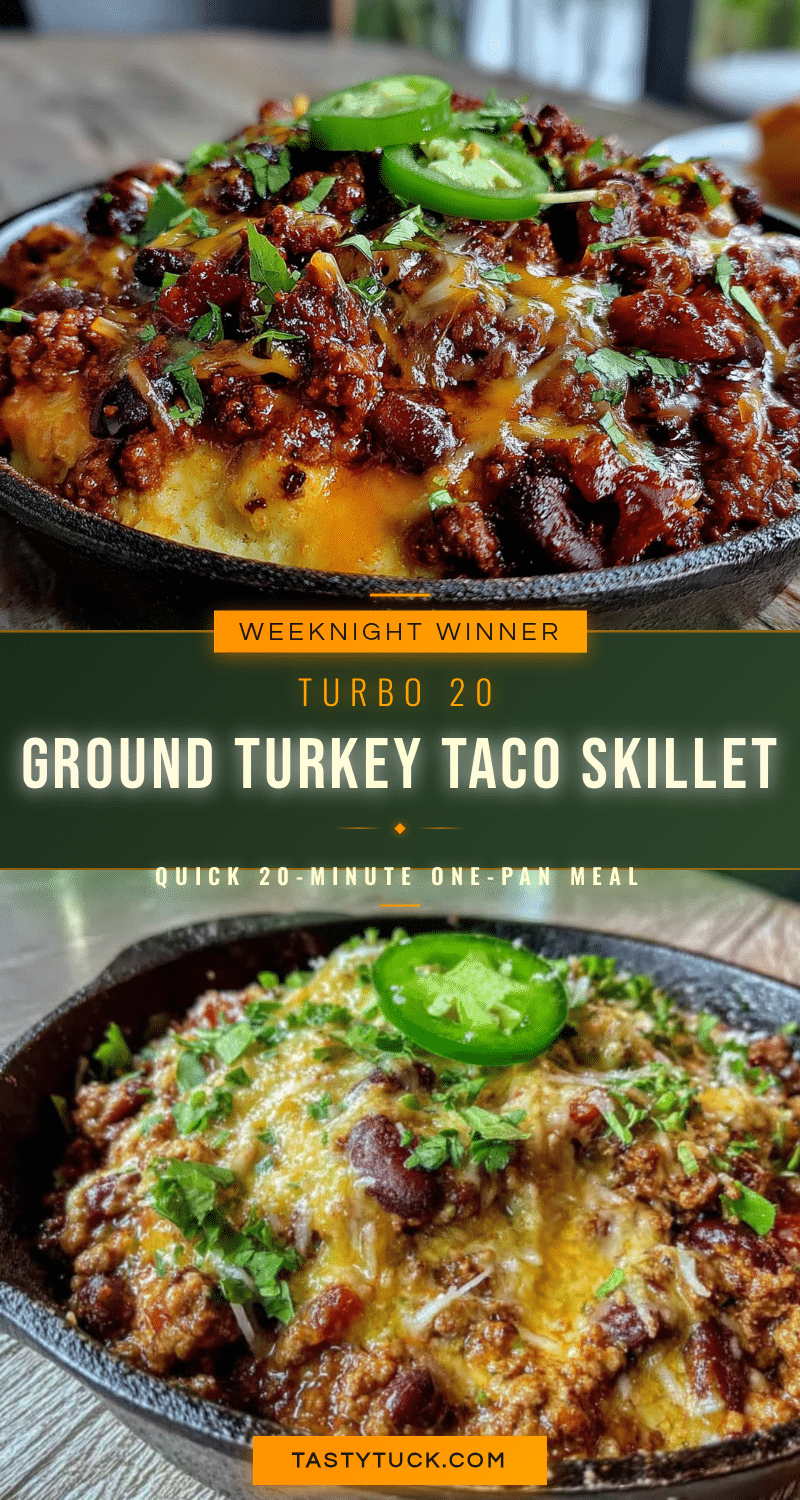 ground turkey taco skillet recipe