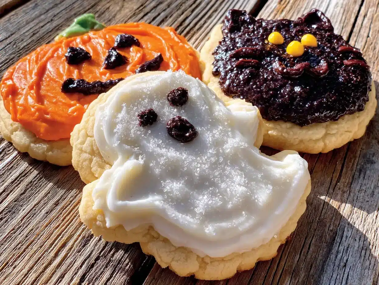 Halloween Sugar Cookies preparation steps