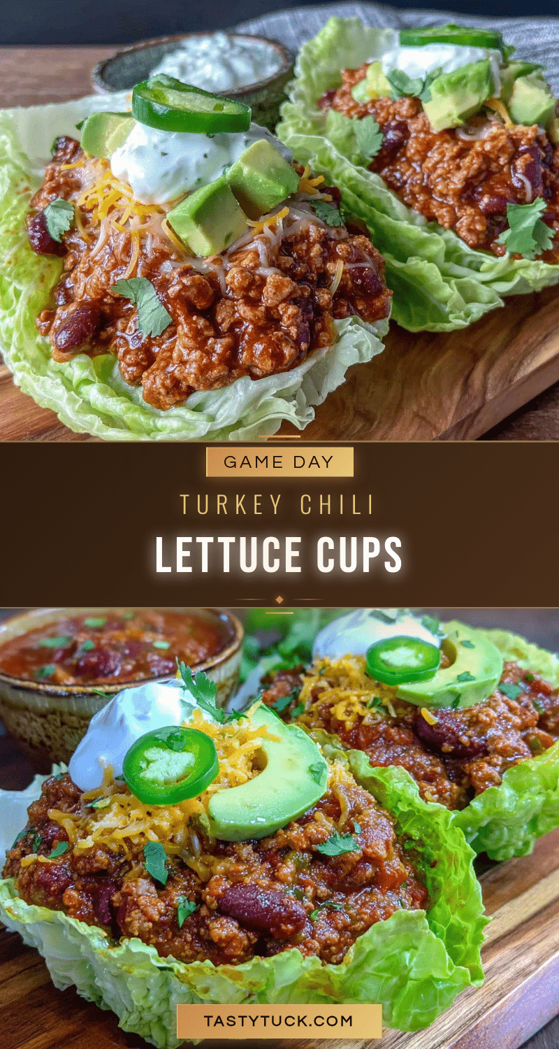 healthy turkey chili lettuce cups recipe