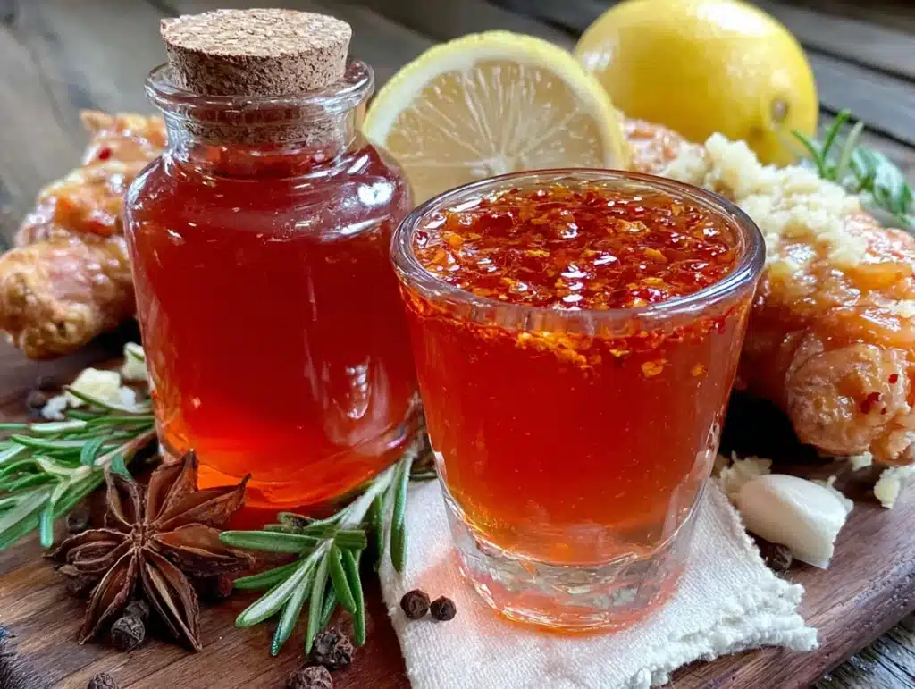 homemade fire cider recipe - featured image