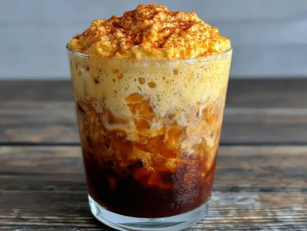 iced pumpkin cold foam coffee - featured image