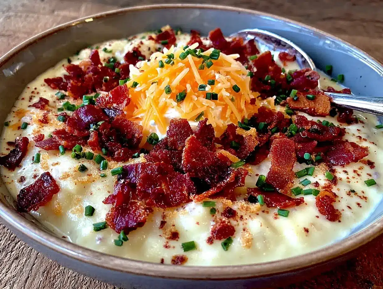 loaded baked potato soup preparation steps