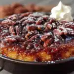 maple pumpkin dump cake - featured image