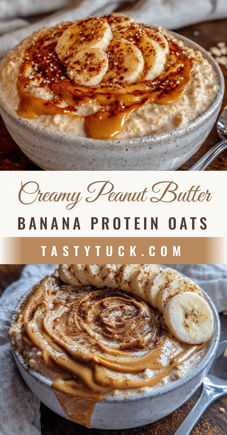 peanut butter banana protein oats recipe