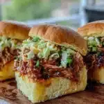 pulled pork sliders with apple slaw - featured image