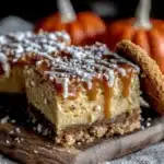 pumpkin cheesecake bars - featured image