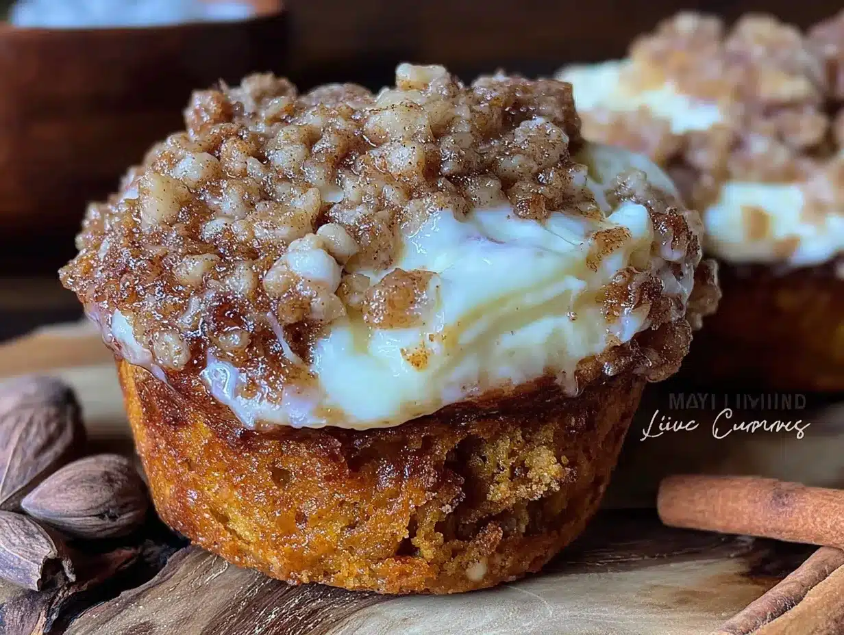 pumpkin cream cheese muffins preparation steps