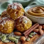 pumpkin protein balls - featured image