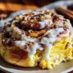 pumpkin sourdough cinnamon rolls - featured image