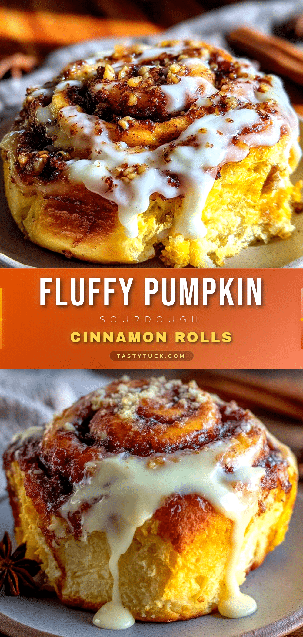 pumpkin sourdough cinnamon rolls recipe