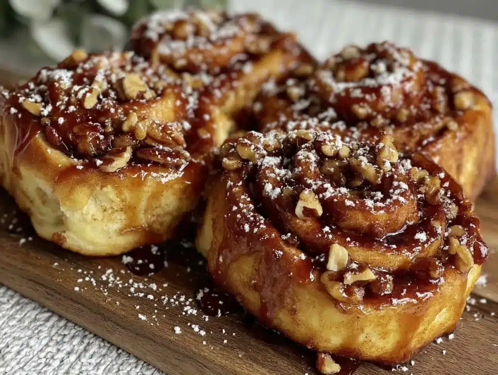 pumpkin spice cinnamon rolls - featured image