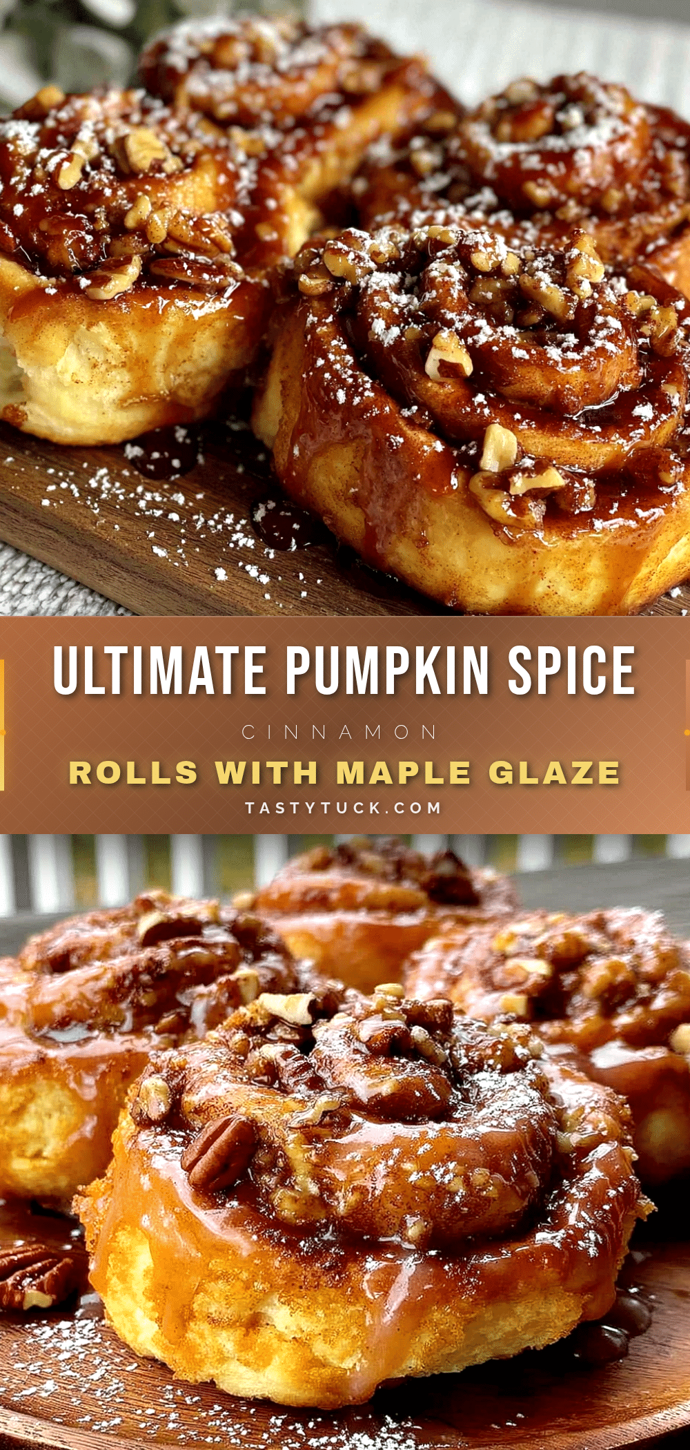 pumpkin spice cinnamon rolls recipe