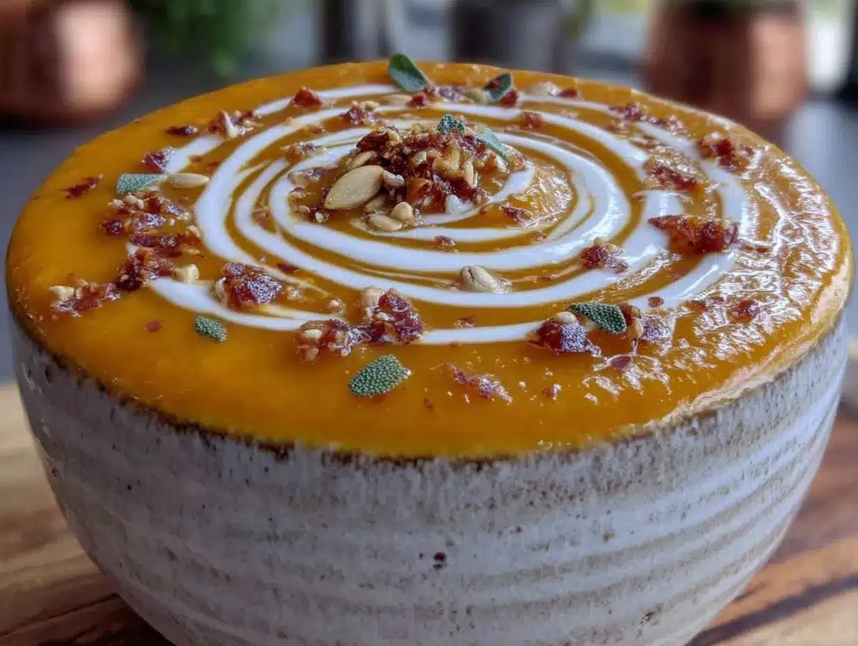 roasted butternut squash and pear soup preparation steps