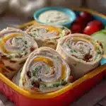 turkey and cheese lunch box roll-ups - featured image