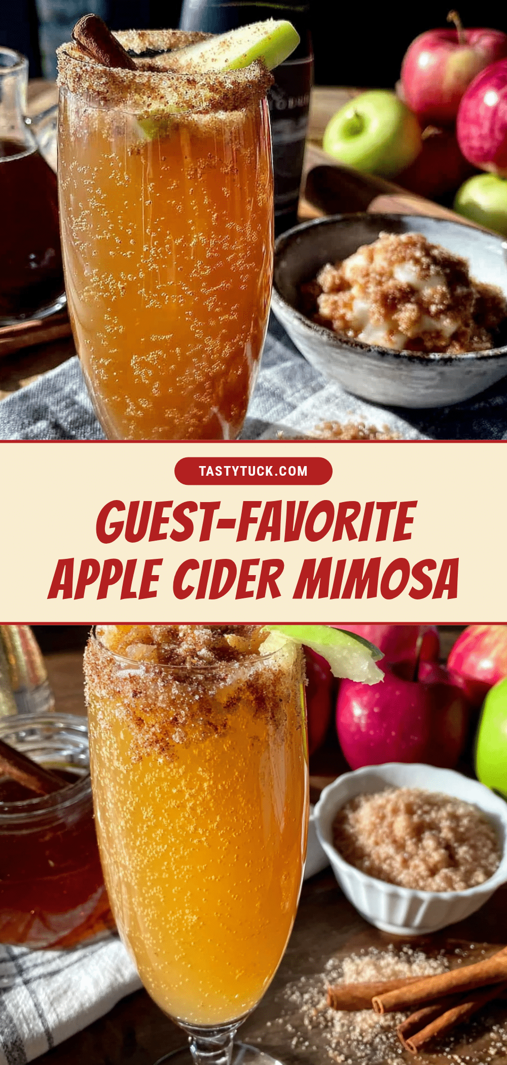 apple cider mimosa bar recipe
