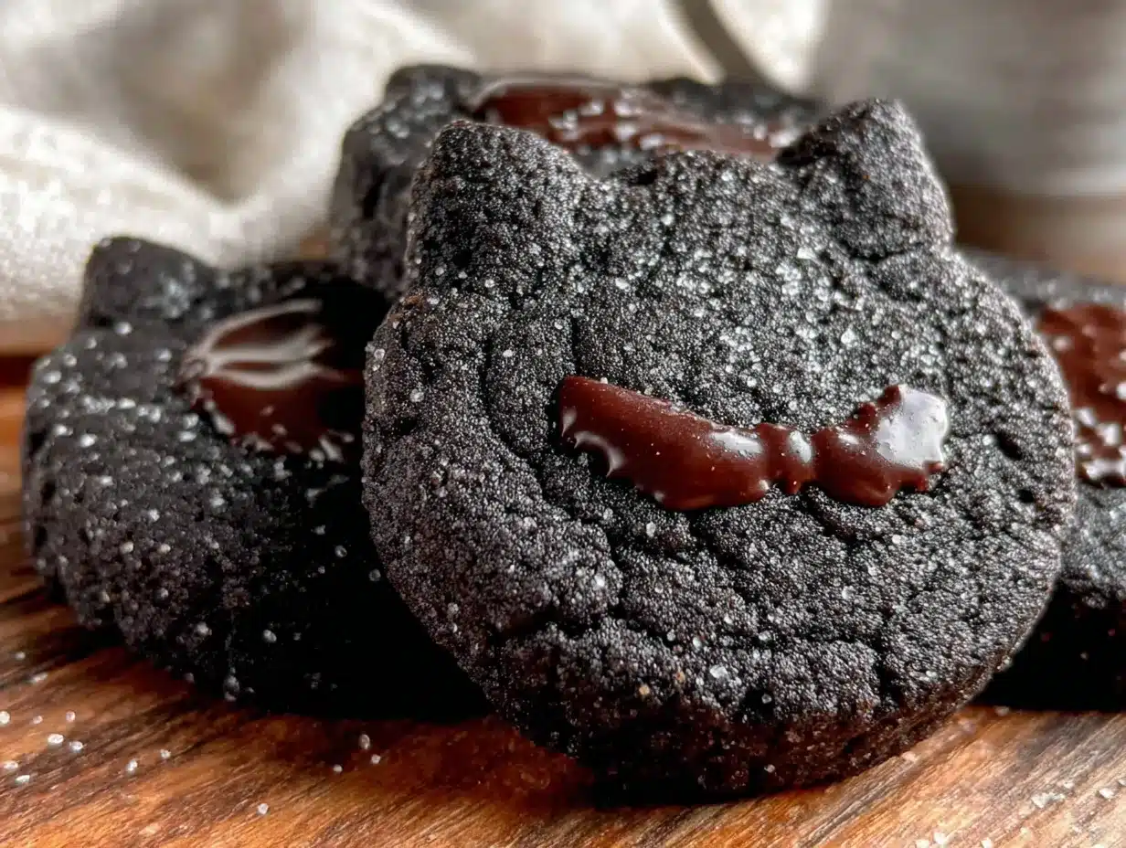 black cat sugar cookies preparation steps