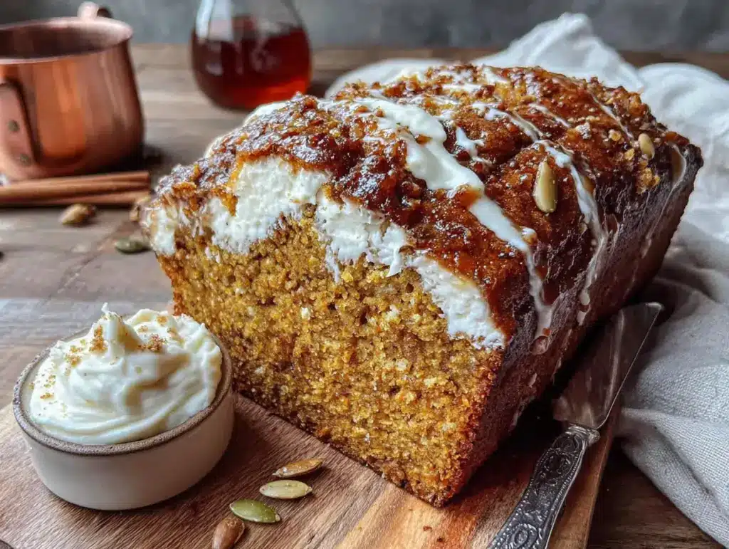 brown butter pumpkin bread - featured image