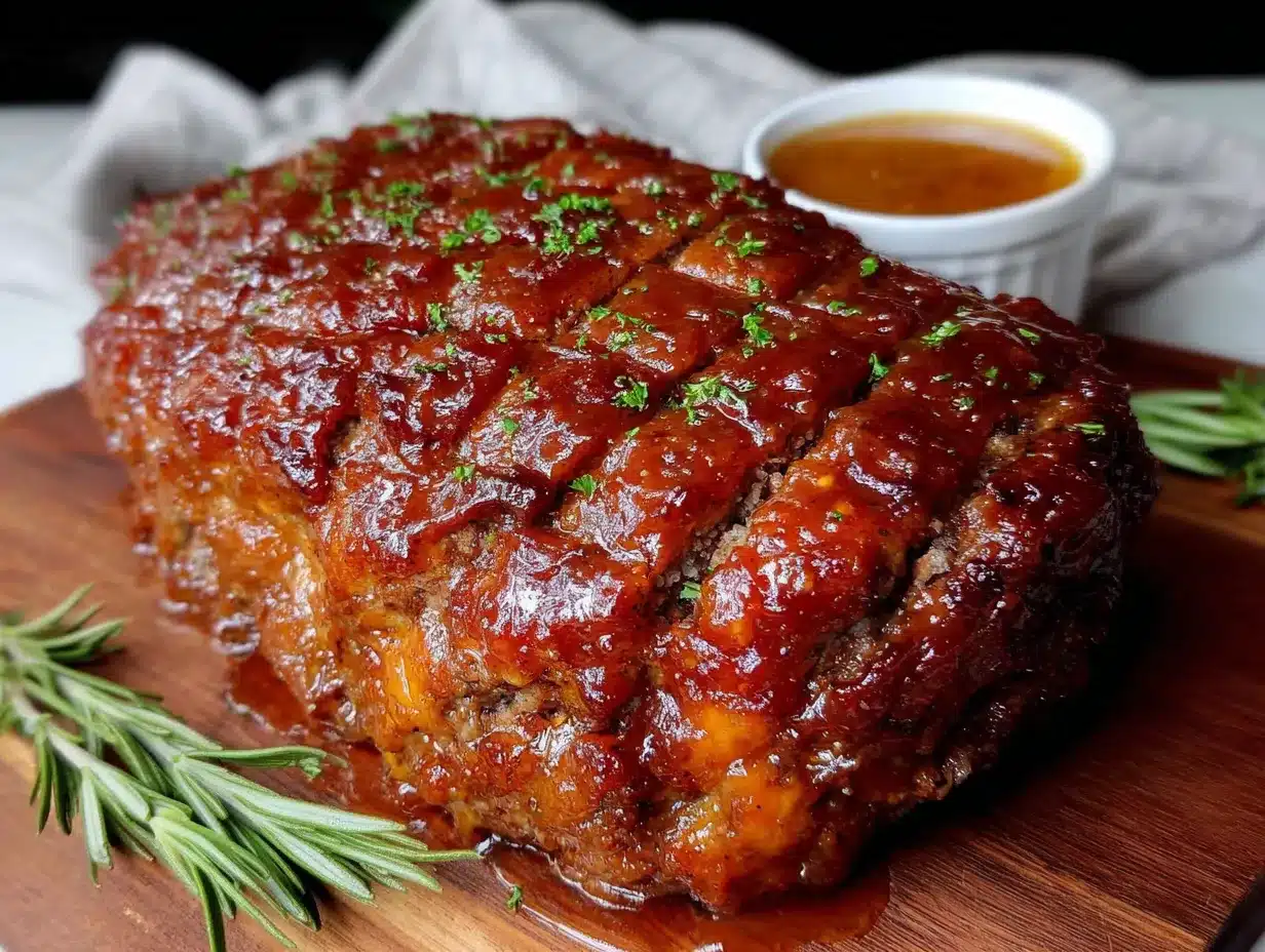 brown sugar glazed meatloaf preparation steps