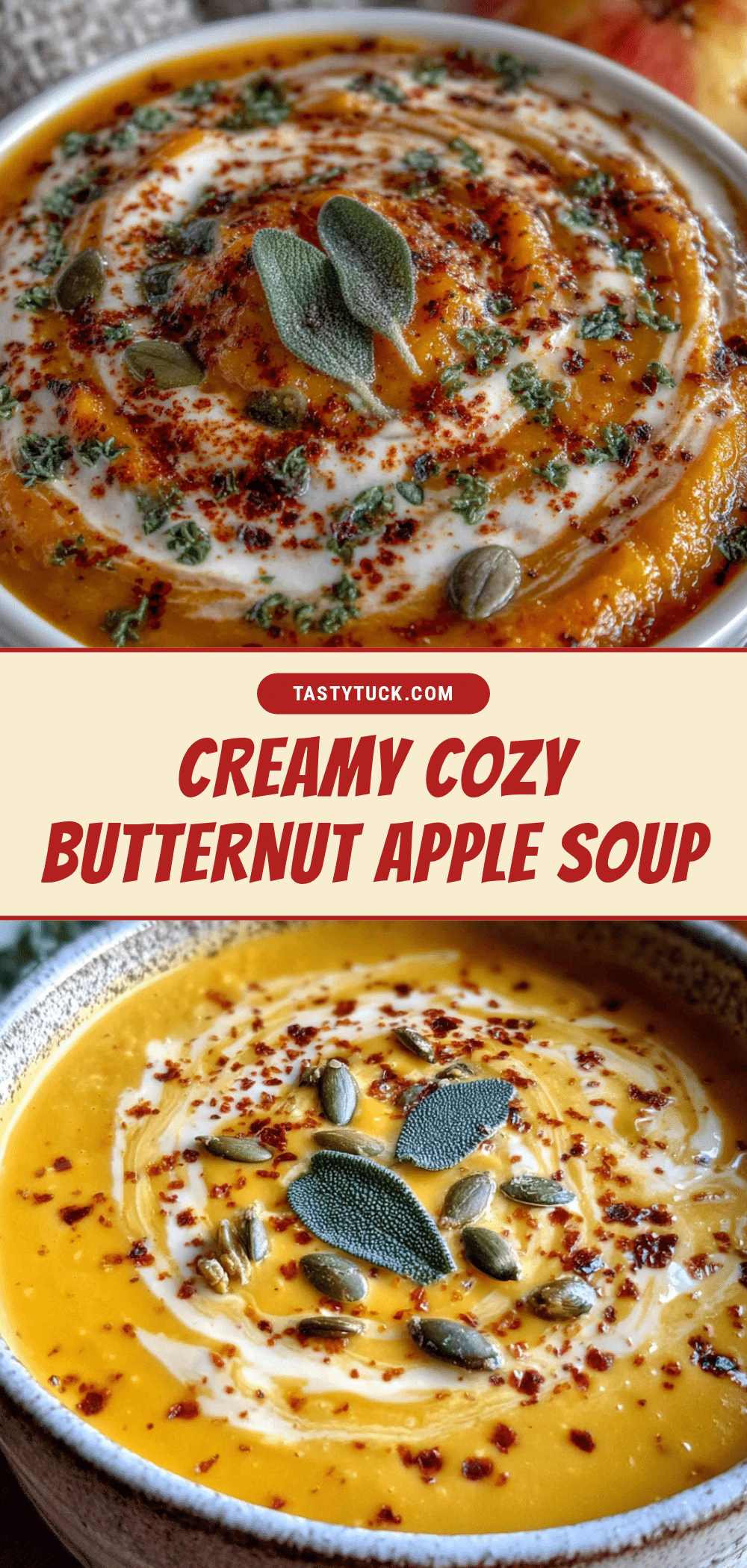 butternut squash and apple soup recipe