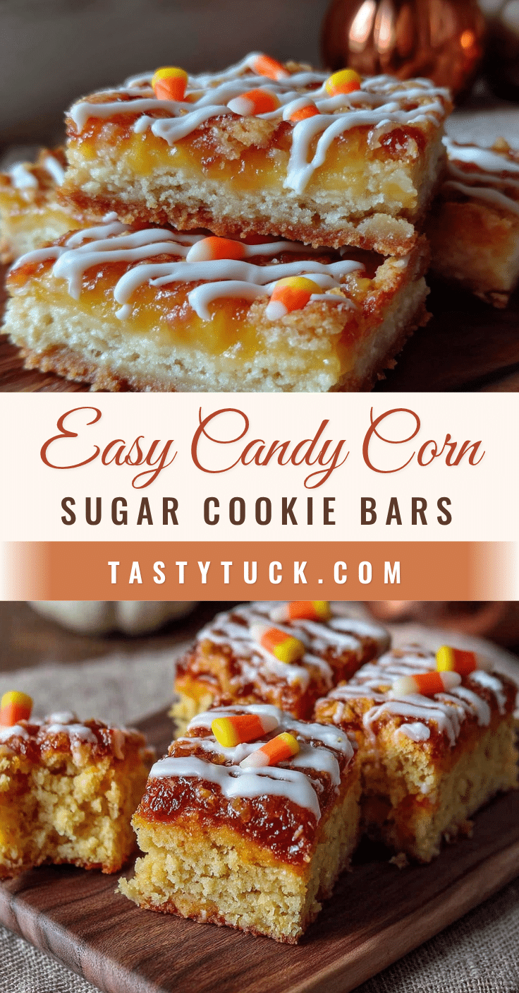 candy corn sugar cookie bars recipe