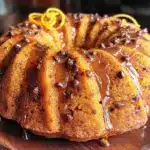 chocolate chip pumpkin bundt cake - featured image
