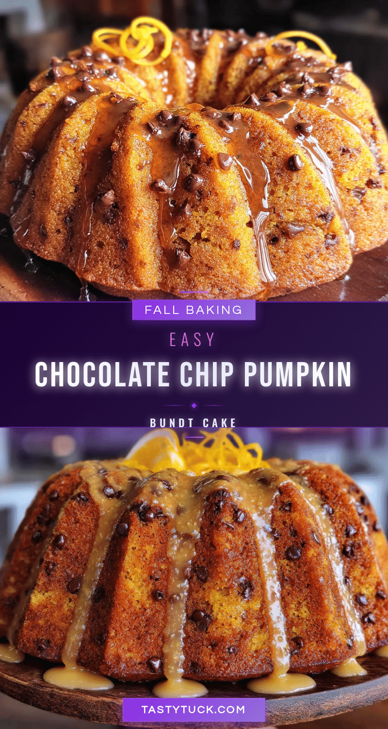 chocolate chip pumpkin bundt cake recipe