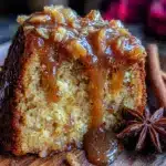 cozy apple cider cake - featured image