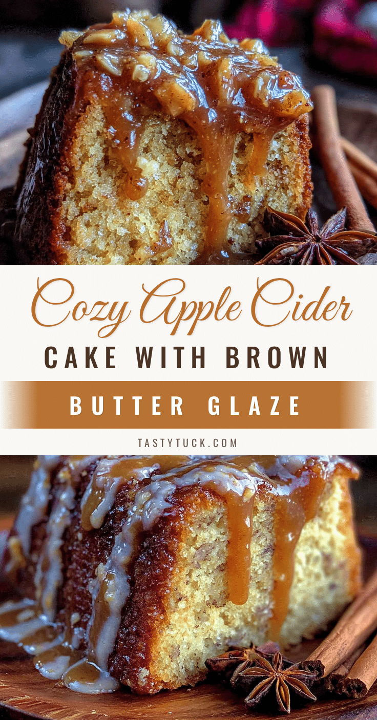 cozy apple cider cake recipe