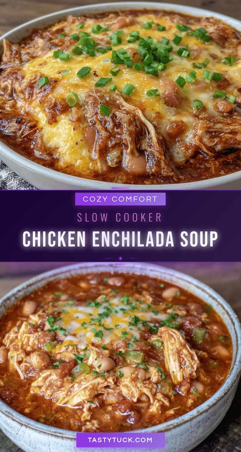 cozy crockpot chicken enchilada soup recipe