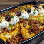 cozy graveyard taco dip - featured image