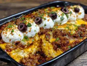 cozy graveyard taco dip - featured image