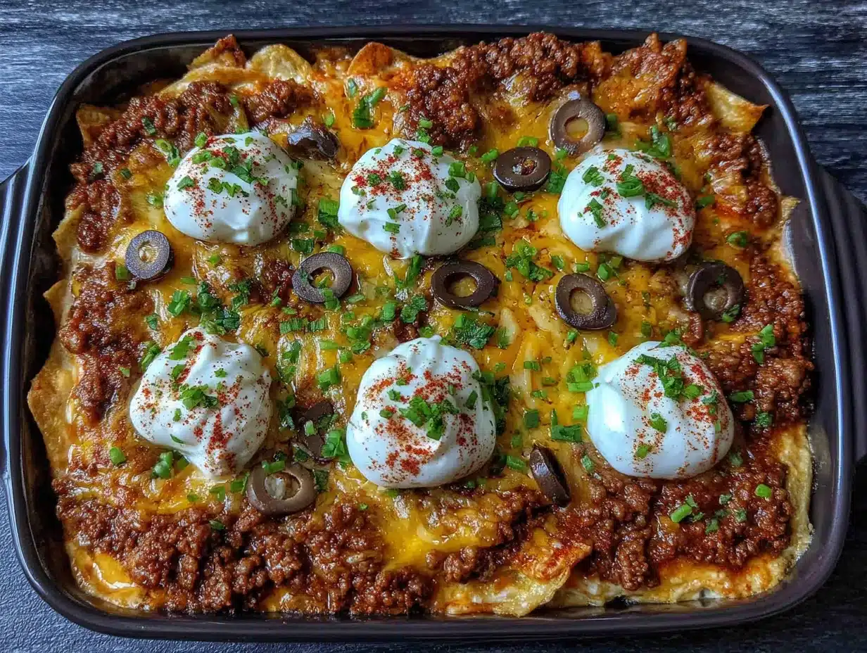 cozy graveyard taco dip preparation steps