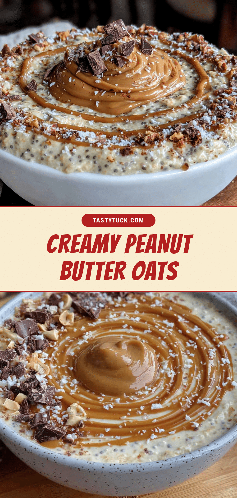 creamy peanut butter overnight oats recipe