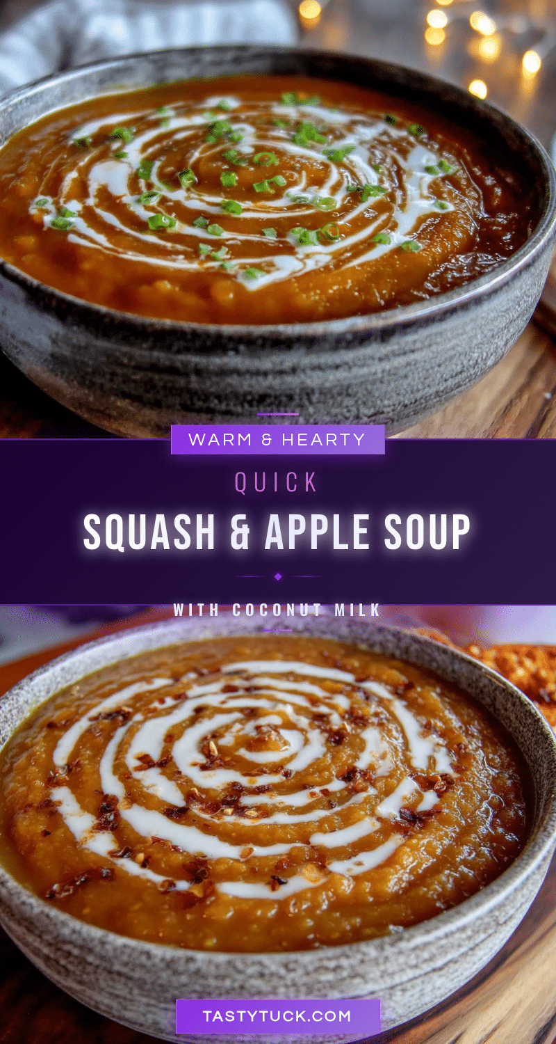 creamy squash apple soup with coconut milk recipe