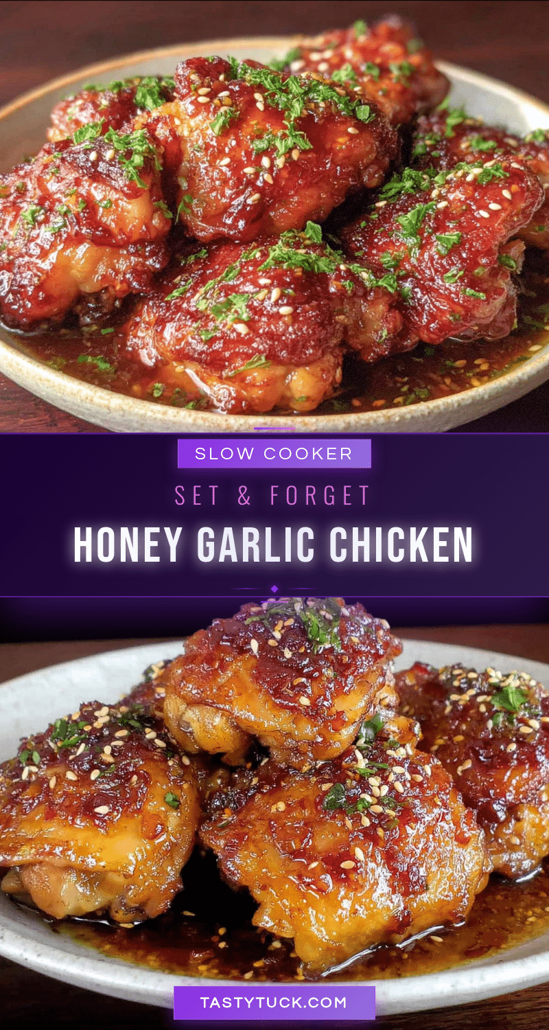 crockpot honey garlic chicken thighs recipe