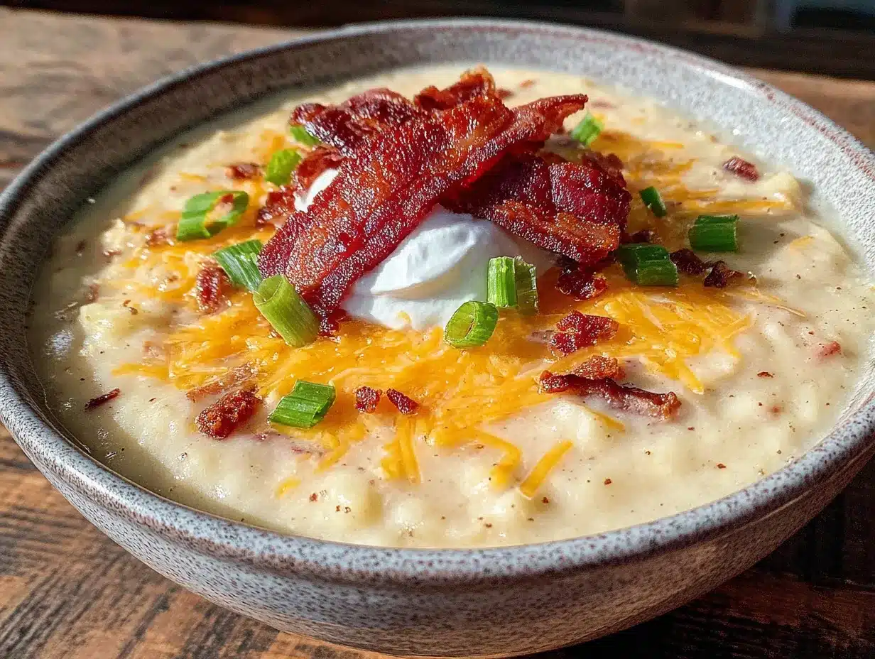 crockpot loaded baked potato soup preparation steps