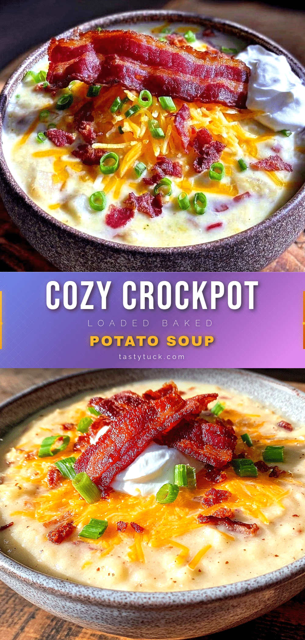 crockpot loaded baked potato soup recipe