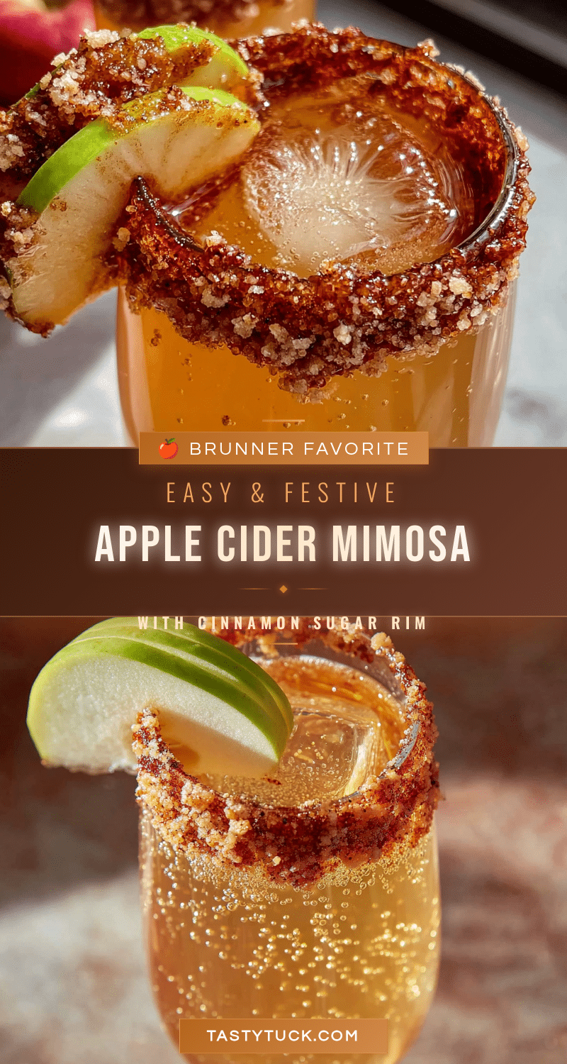 easy apple cider mimosa recipe
