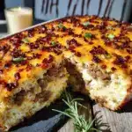 Easy Make-Ahead Sausage and Egg Breakfast Casserole - featured image