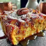 Easy pumpkin french toast casserole - featured image