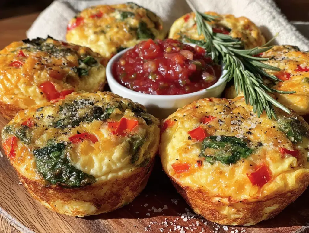 egg veggie breakfast muffins - featured image