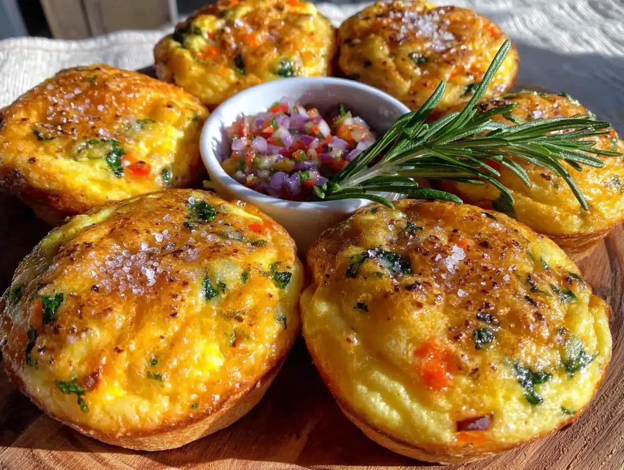 egg veggie breakfast muffins preparation steps