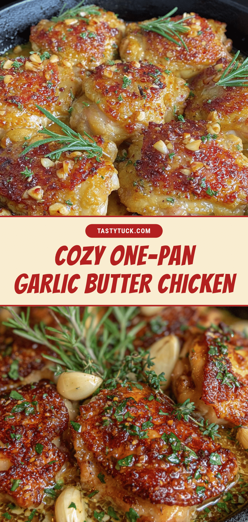 garlic butter chicken thighs recipe