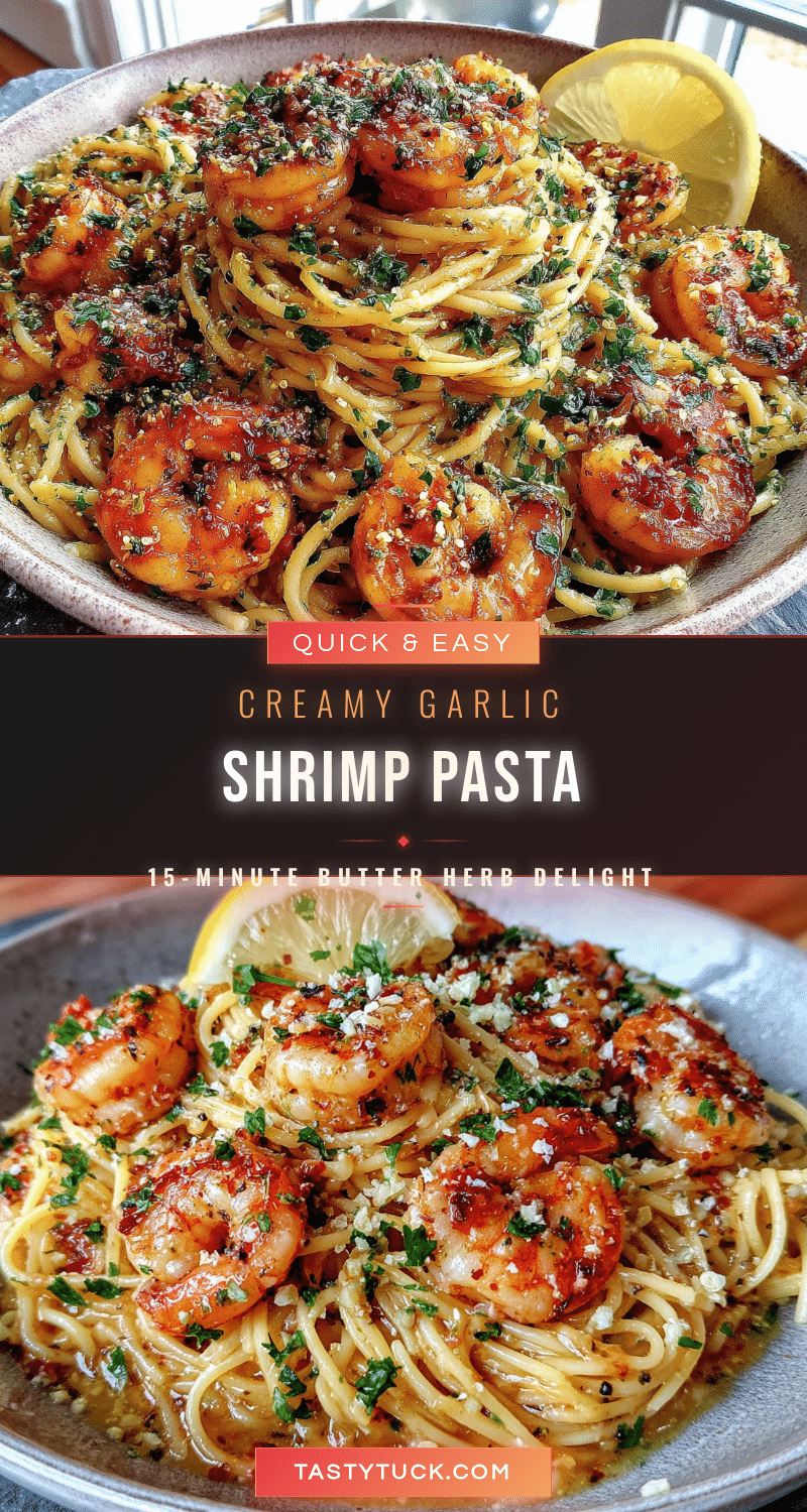 garlic butter shrimp pasta recipe