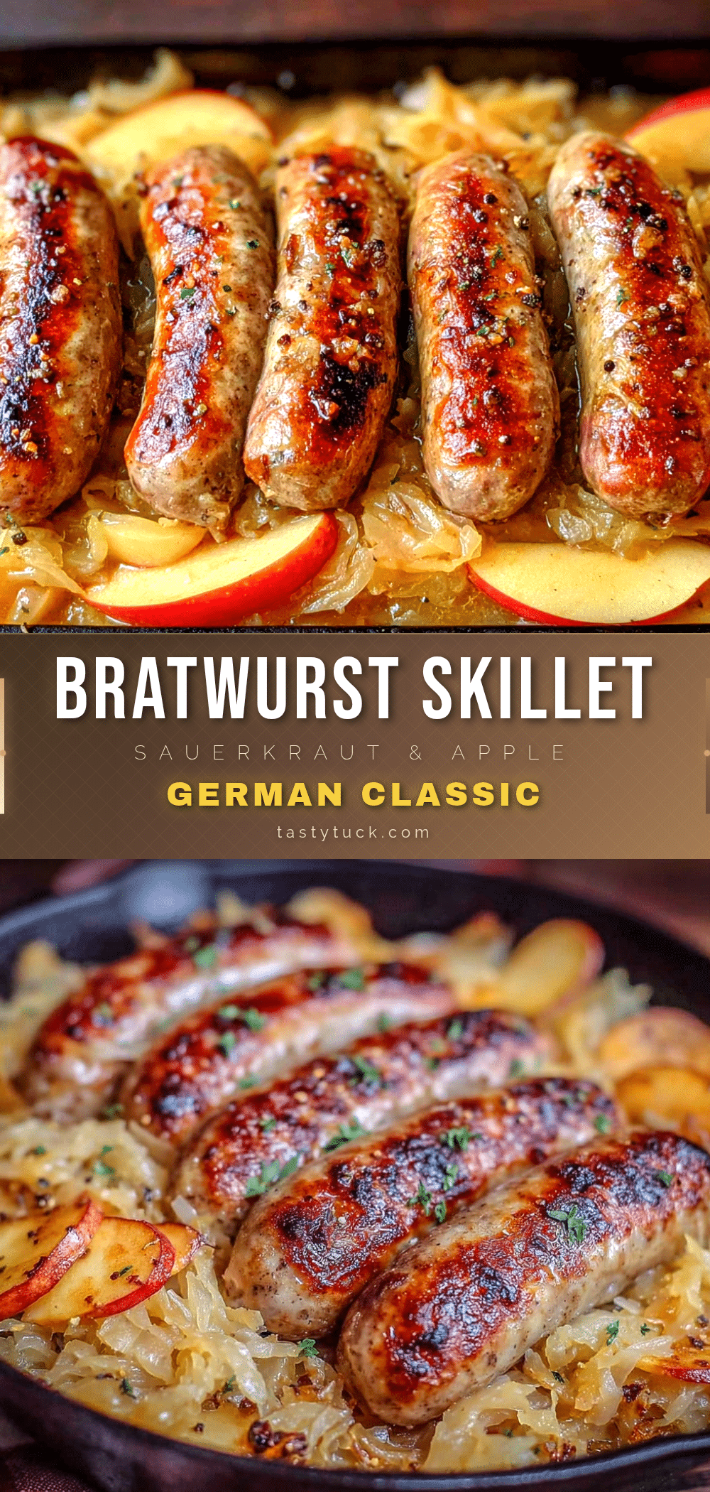 German bratwurst skillet recipe