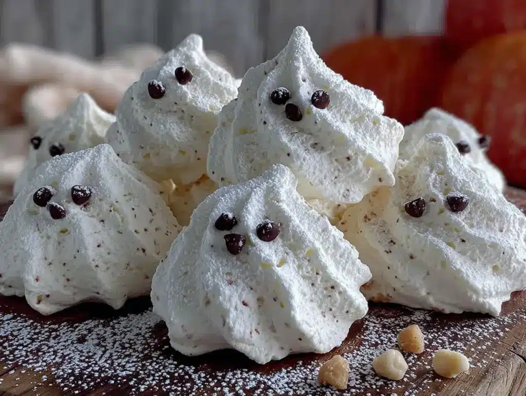ghost meringue cookies - featured image