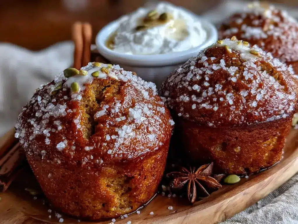 Greek yogurt pumpkin muffins - featured image