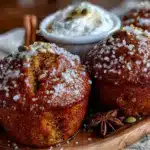 Greek yogurt pumpkin muffins - featured image