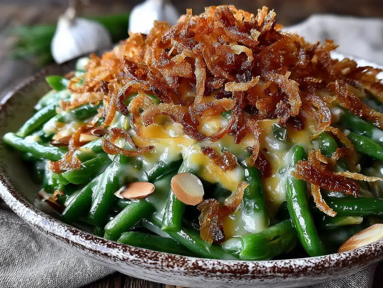 green bean almondine preparation steps